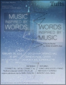 2-28-16 Music Inspired by Words